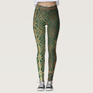 Green Celtic Leggings