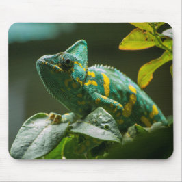 Green Chameleon Mouse Pad Mousepad
