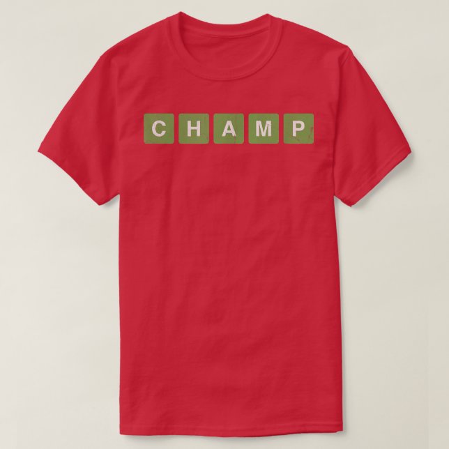 Green Champ Game  T-Shirt (Design vorne)