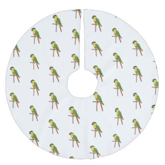 Green Cheek Conure Weihnachtsbaumrock Polyester Weihnachtsbaumdecke