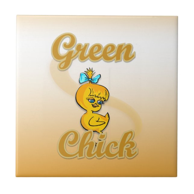 Green Chick Fliese (Vorderseite)