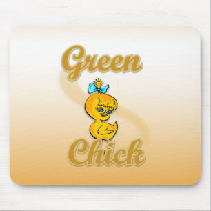 Green Chick Mousepad