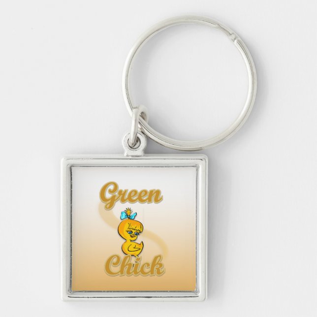 Green Chick Schlüsselanhänger (Vorne)