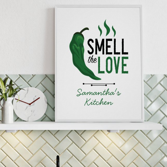Green Chile Smell Love Poster (Créateur téléchargé)