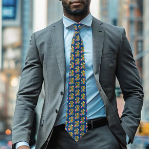 Green Chinese Dragon Koi Krawatte