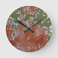Green Chipping Paint Rusted Metal