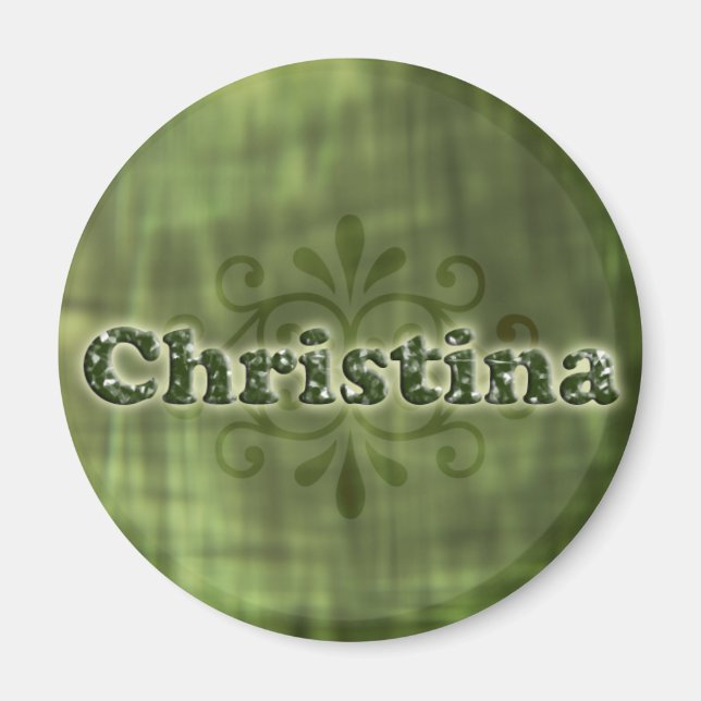 Green Christina Magnet (Vorne)
