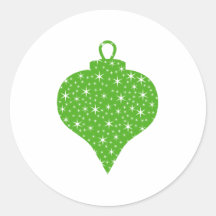 Green Christmas Bauble Design.