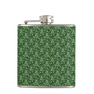 GREEN CHRISTMAS BELLS & SNOWFLAKES FLACHMANN