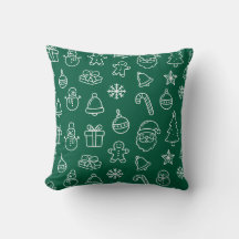 green christmas decoration pattern holiday