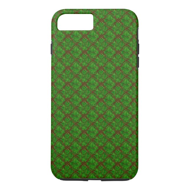 Green Christmas iPhone Case (Rückseite)