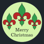 Green Christmas Lilie Stickers<br><div class="desc">Diese Urlaubsaufkleber zeichnen sich durch ein elegantes rot-grünes Lilie-Design auf grünem Hintergrund und den Ausdruck "Frohe Weihnachten" aus. Ideal für Umschlag Aufkleber,  die Backwaren kennzeichnen,  etc.!</div>