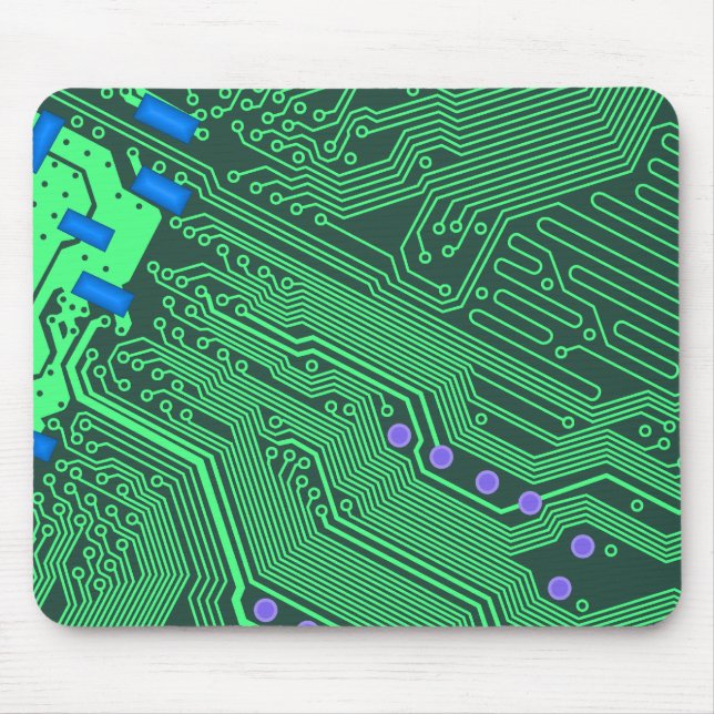 Green Circuit Board Mousepad (Vorne)