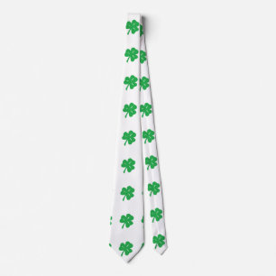 Green Clover Leaf Krawatte