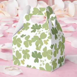 Green Cloverleaf St Patrick Day Garden Party Geschenkschachtel