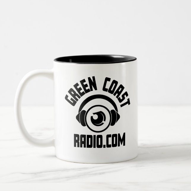 Green Coast Radio Café Mug (Gauche)