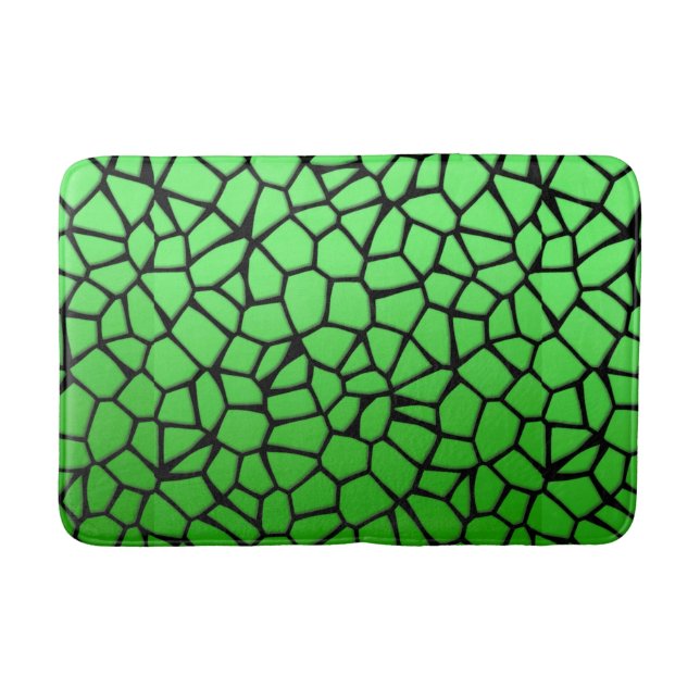 Green Cobblestone Badematte (Vorderseite)