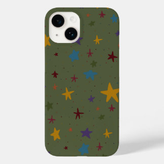 Green Colorful Star Phone Case