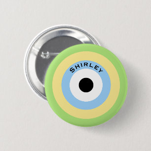 Green Combining Bullseye von Shirley Taylor Button