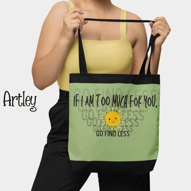 Green Confident Woman Happy Sunshine Tasche (Von Creator hochgeladen)