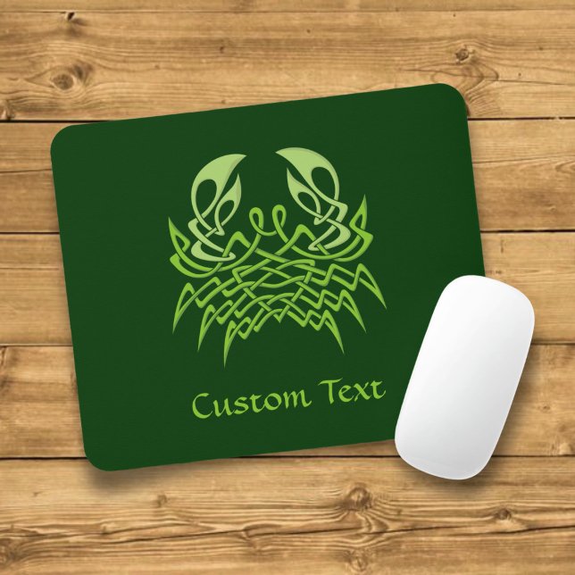Green Crab Celtic Knot Mousepad (Von Creator hochgeladen)