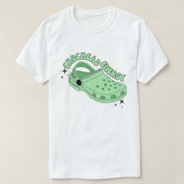 Green Crochead Energy T-Shirt (Design vorne)