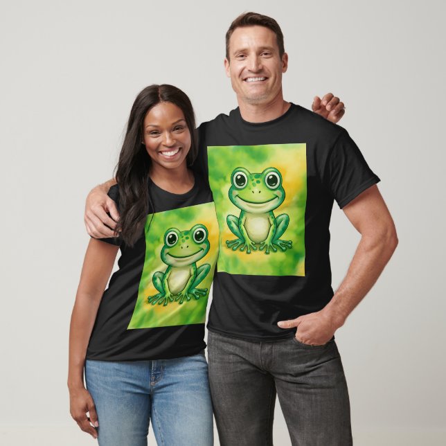 Green cute frog T-Shirt (Unisex)