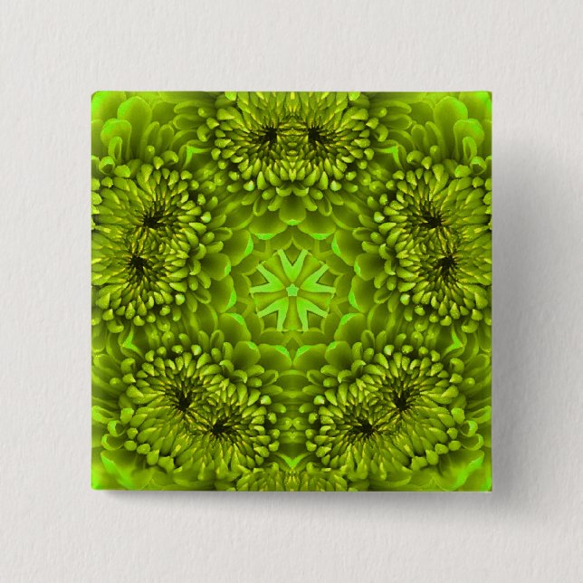 GREEN DAHLIA BUTTON (Vorderseite)