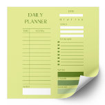 Green Daily Planer To Do List Notizblock<br><div class="desc">Organisieren Sie Ihren Tag mit diesem erfrischenden grünen Tagesplaner zu tun Liste Notizblock. Ideal für Aufgabenmanagement und Personalisierung.</div>