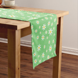 Green Daisy Table Runner Kurzer Tischläufer