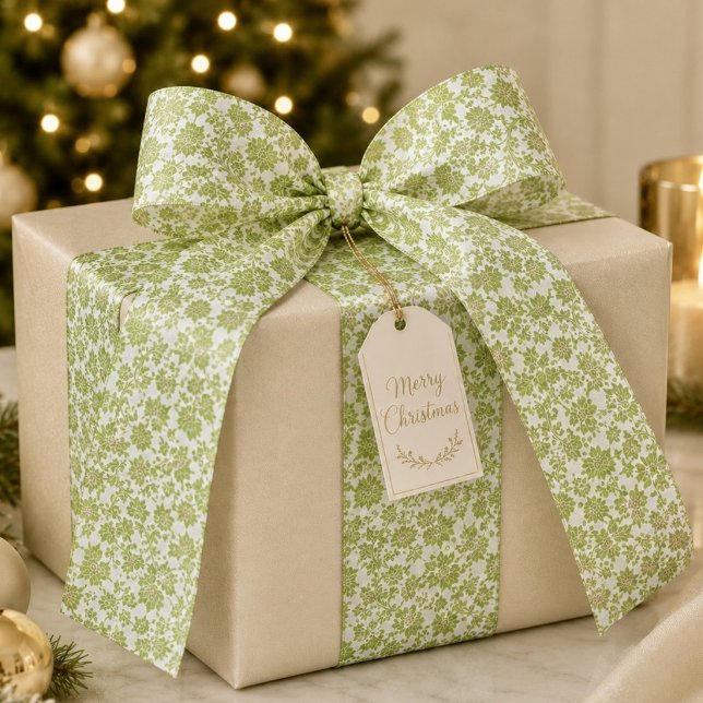 Green Damask Ribbon Satinband (Von Creator hochgeladen)