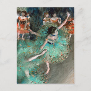 Green Dancer (Danseuse Verte) Edgar Degas Postkarte