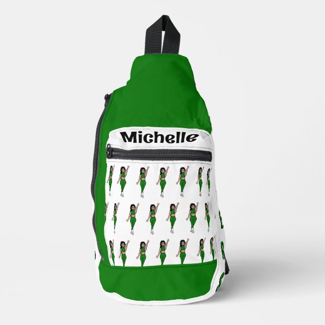 Green Dancer Sling Bag #2 (Vorderseite)