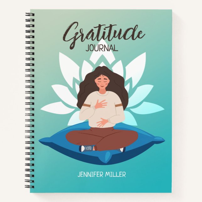 Green Danktude Journal, Gesetz der Anziehung Notizbuch (Vorderseite)