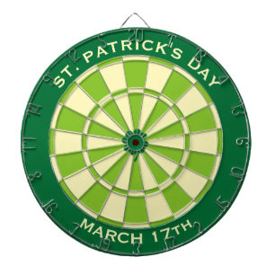 Green Dartboard mit benutzerdefiniertem Text Dartscheibe