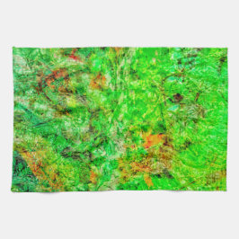 Green deep abstract kitchen towels,Green dazzling  Geschirrtuch