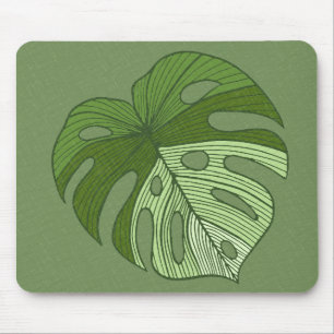 Green Denim Mousepad