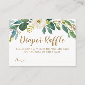 Green Diaper Beilage Karte