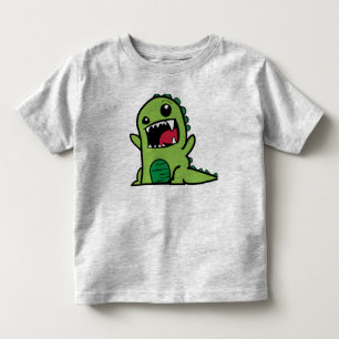Green Dinosaur Kinderkleid Kleinkind T-shirt