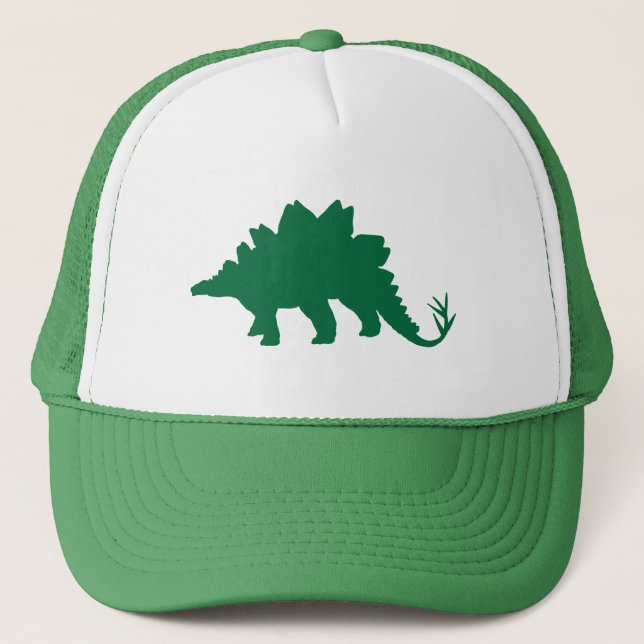 Green Dinosaurier Truckerkappe (Vorderseite)