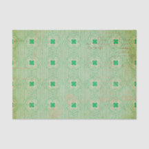 Green Distressed Art Deco
