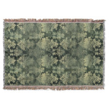 Green Distressed Damask Muster