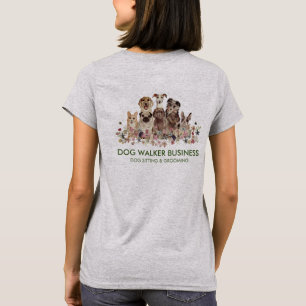 Green Dogs Services Hundefriseur Spaziergänger Sit T-Shirt