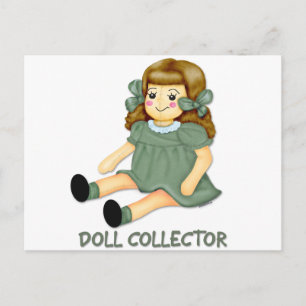 Green Doll Postkarte