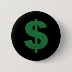 Green-Dollar-Zeichen Button
