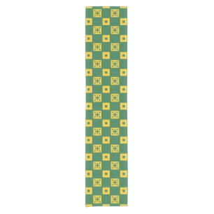 Green Domino Table Runner Kurzer Tischläufer