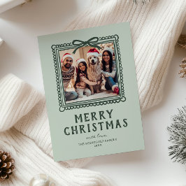 Green Doodle Foto Rahmen Weihnachten