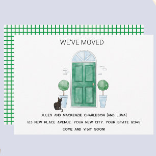 Green Door Cat haben wir neue Zuhause Ankündigung