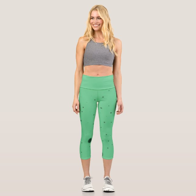 Green Dot Chaos Capri Leggings (Vorderseite)