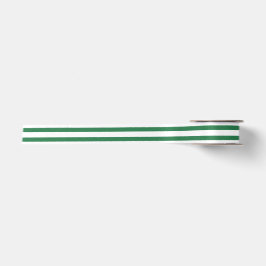 Green Double Stripe Ribbon Satinband